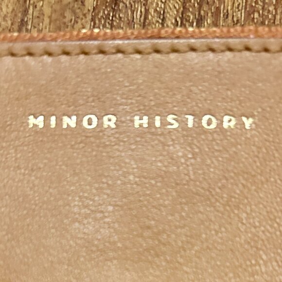 Minor History Leather Smile Crossbody Handbag Bag - Oiled Saddle - Picture 10 of 13